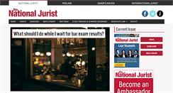 Desktop Screenshot of nationaljurist.com