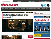 Tablet Screenshot of nationaljurist.com